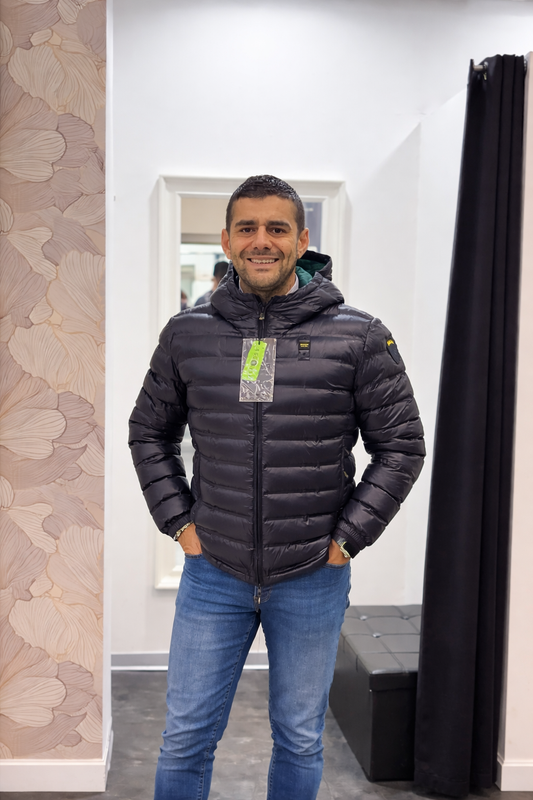 BLAUER GIUBBETTO TERMOSALDATO CON CAPPUCCIO CHARLES ID: 25WBLUC02132-007284